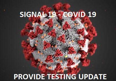 COVID 19 – Signal 19 – PROVIDER TESTING